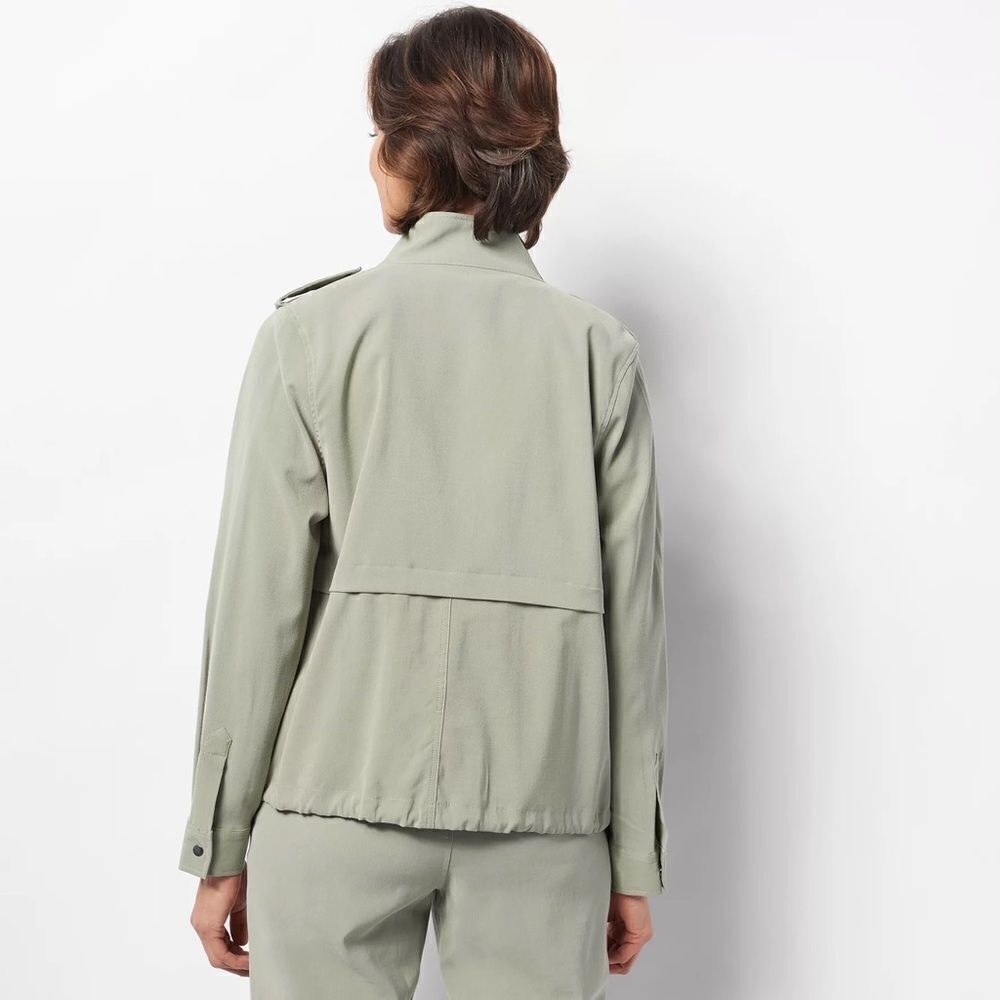 Belle by Kim Gravel Sand Washed Twill Utility Jacket - Picture 2 of 5